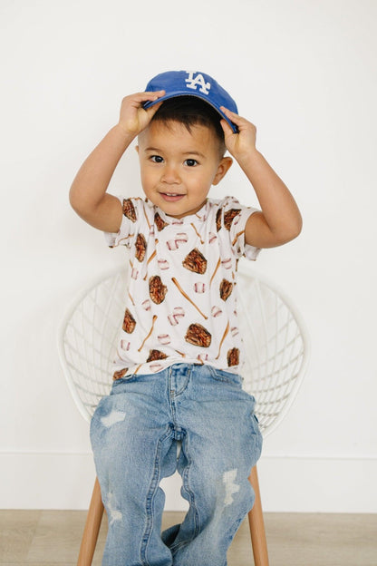 Grand Slam Bamboo Tee *Sizes 3/6m & Sz 6 Left