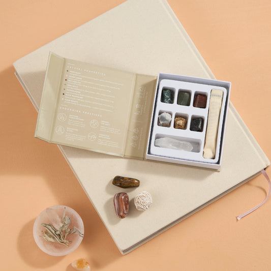 Grounding Stones Boxed Crystal Set