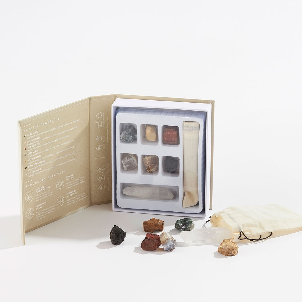 Grounding Stones Boxed Crystal Set