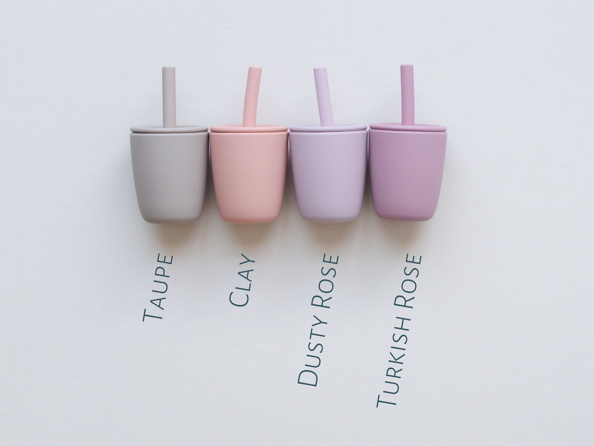 Mini Straw Cup - Silicone Straw Cup for Babies & Young Toddlers