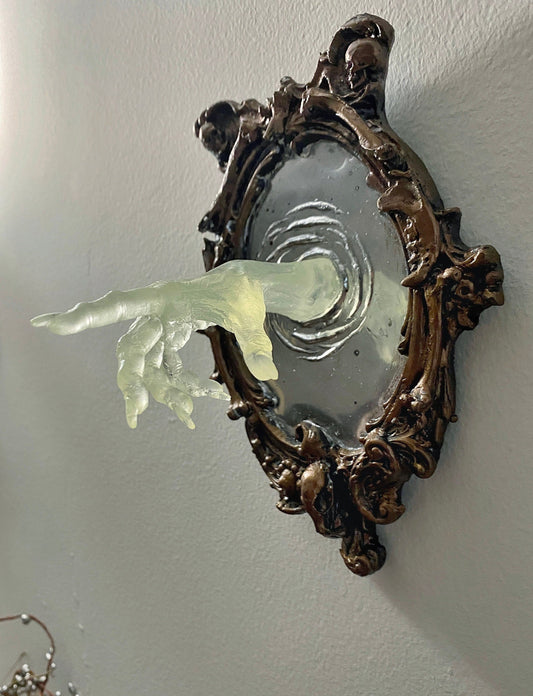 Spectral Hand Wall Plaque, Glow in the Dark