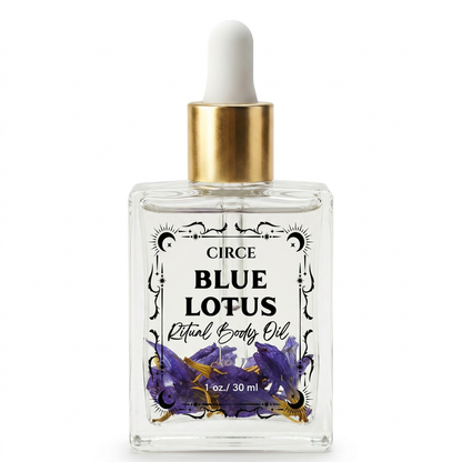 Blue Lotus Ritual Body Oil – Peace, Dreams & Spiritual Connection | Multi-Use Oil