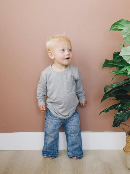 Bamboo Pocket Tee - more colors *0-6m sizes left