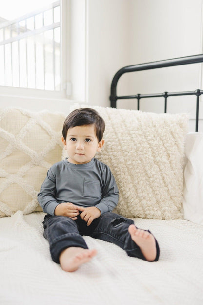 Bamboo Pocket Tee - more colors *0-6m sizes left