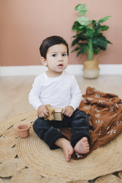 Bamboo Pocket Tee - more colors *0-6m sizes left