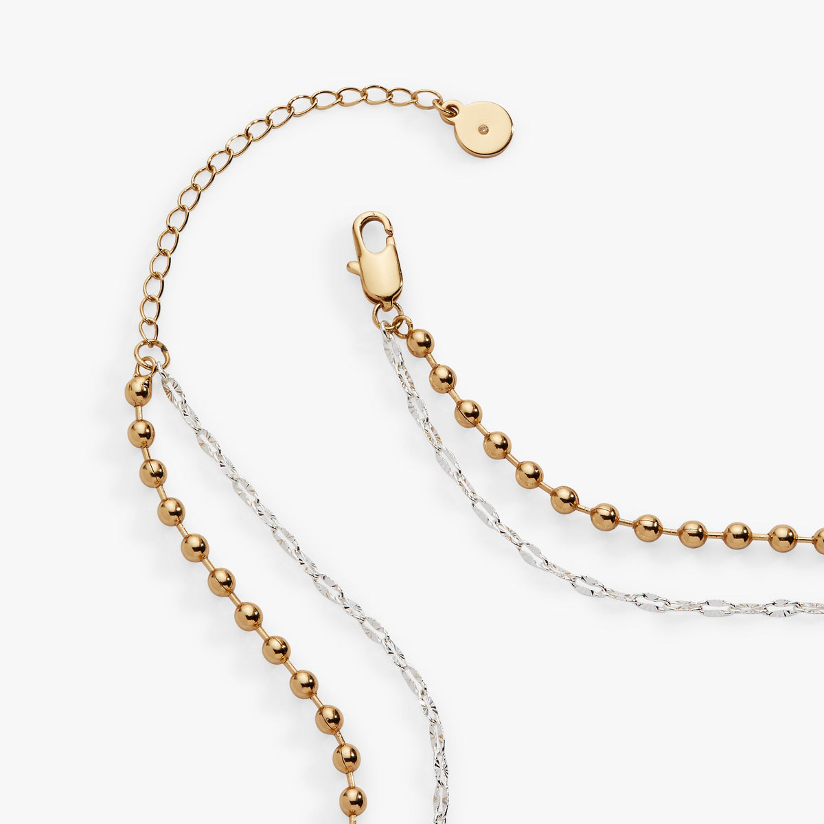 Moon Magic 2 Row Charm Necklace
