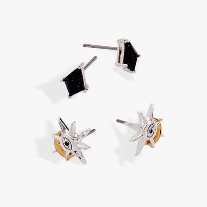 Moon Magic Celestial Earring Set of 2