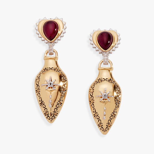 Moon Magic Potion Bottle Drop Earring