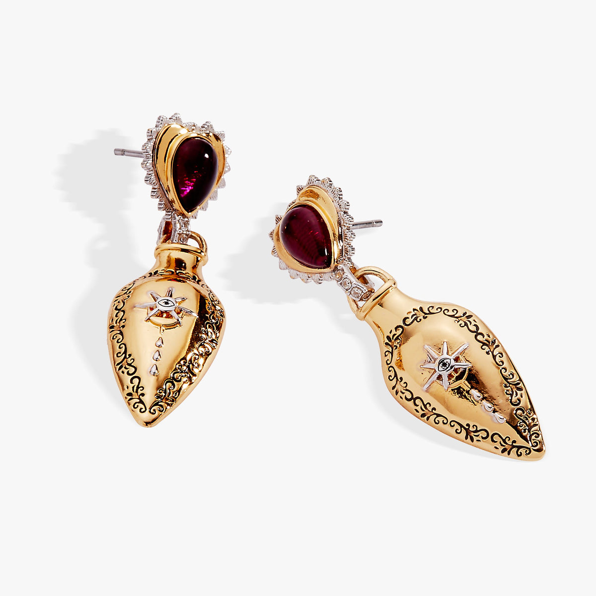 Moon Magic Potion Bottle Drop Earring