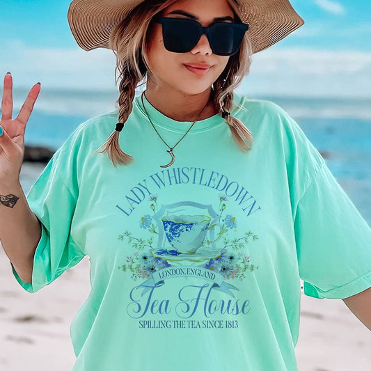 Lady Whistledown Tea House - Bridgerton Inspired T-Shirt