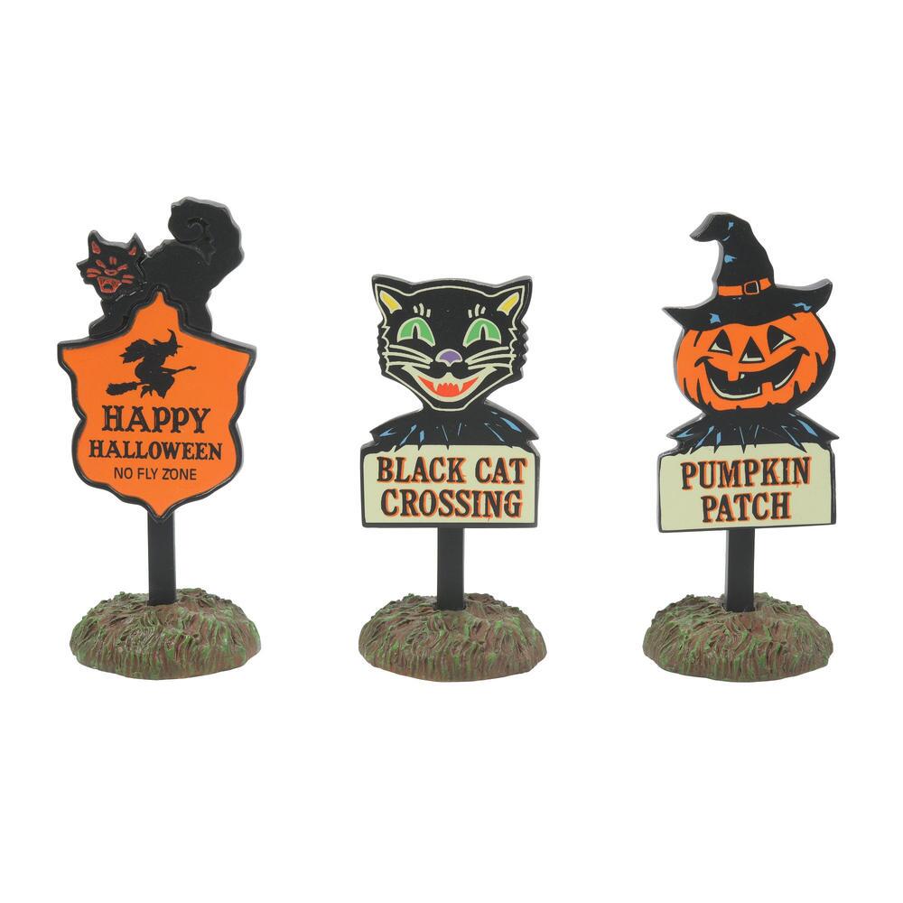 Halloween Signs - Set of 3