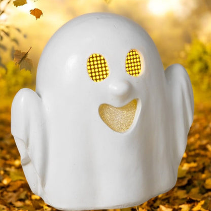 Halloween Ghost With Moving Digital Eyes