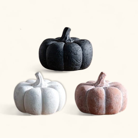 Small Terracotta Pumpkins | 3 Colors